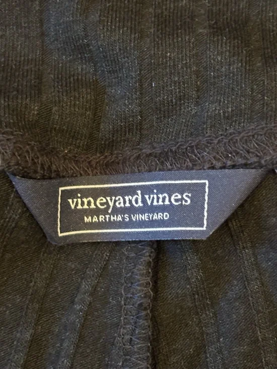 Vineyard Vines Charcoal Heather Ribbed Dreamcloth Pants - Picture 6 of 10